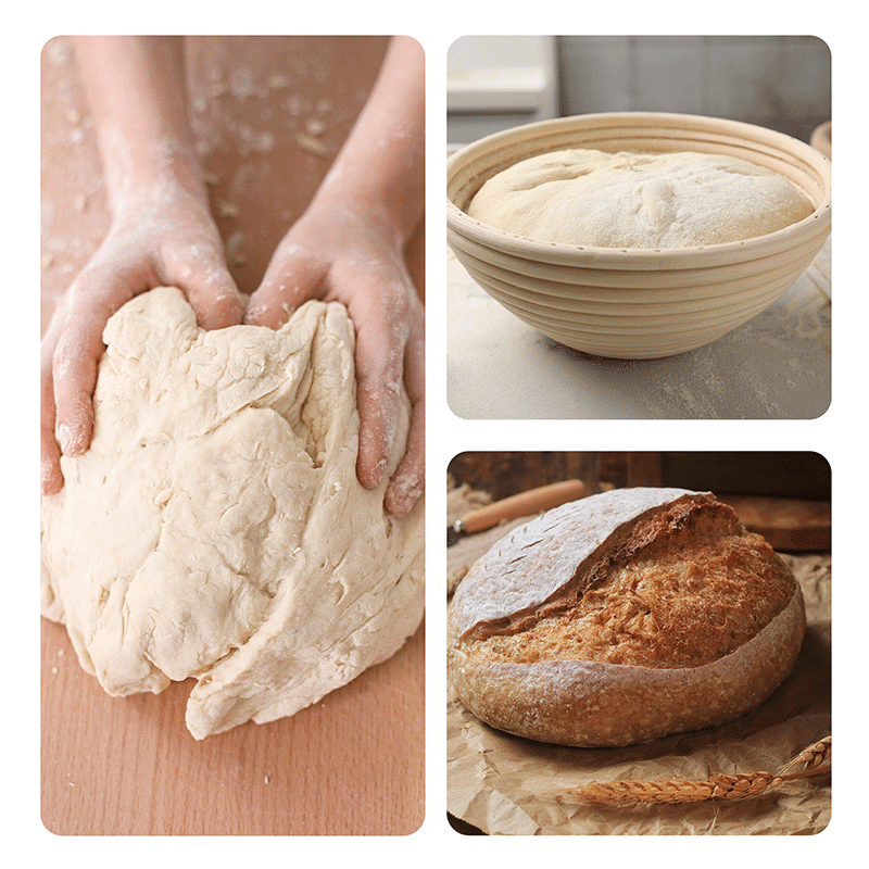 Round Bread Proofing Bannetons with Liners (2 Pack)