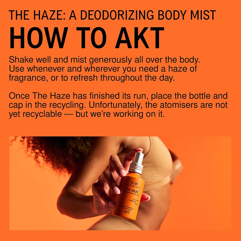 The Haze - A Deodorising Body Mist