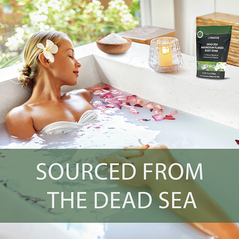 Cedarwood Dead Sea Magnesium Flakes Restful Soak