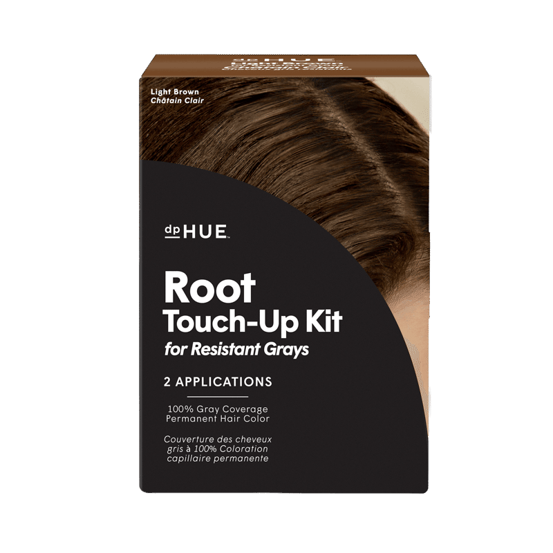Root Touch Up Kit for Resistant Grays - Light Brown