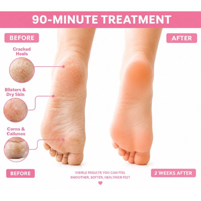 90 Minute Foot Renewal Mask Exfoliating Foot Peel