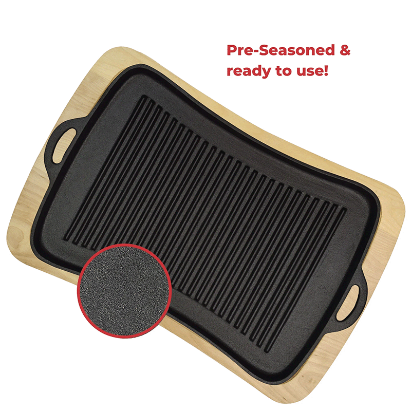 Cast Iron Grill Pan Set