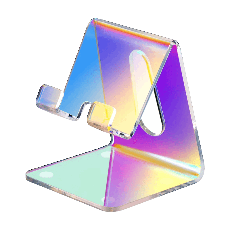 Iridescent Phone Stand