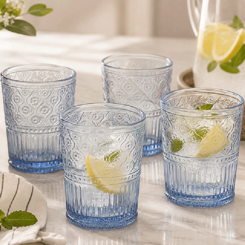 Claro Acrylic Whiskey Glasses (4 Pack)