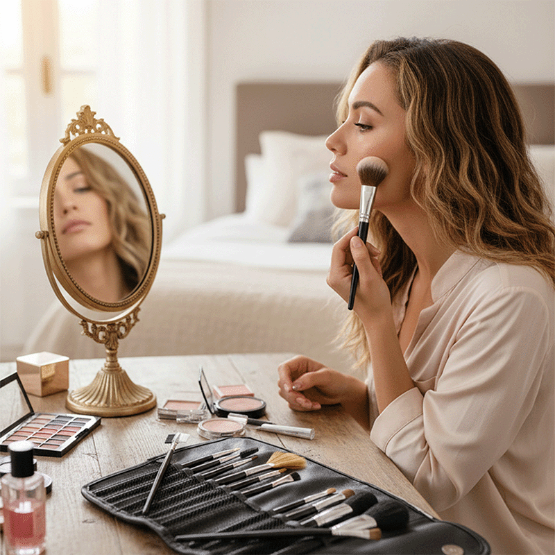 12 Piece Premium Makeup Brush Set