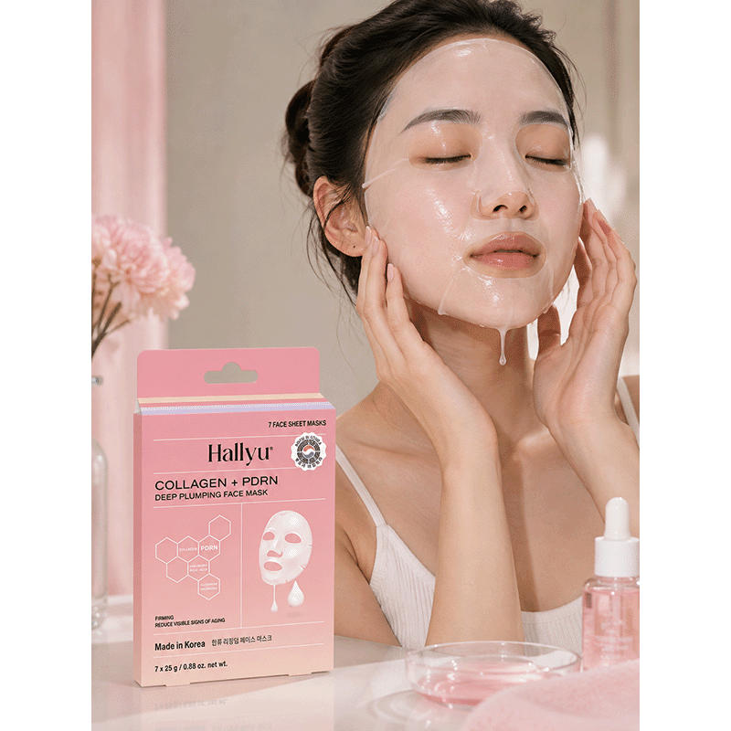 Deep Plumping Face Sheet Masks (7 Pack)