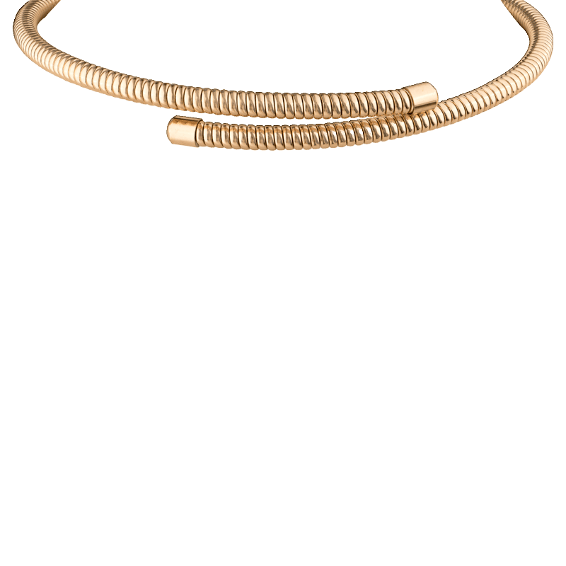 Snake Chain Wrap Statement Necklace