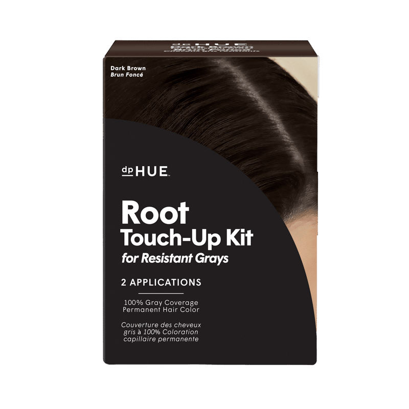 Root Touch Up Kit for Resistant Grays - Dark Brown