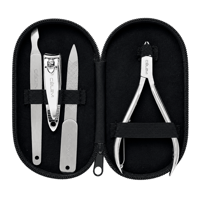 5 Piece Nail Tool Set & Travel Pouch