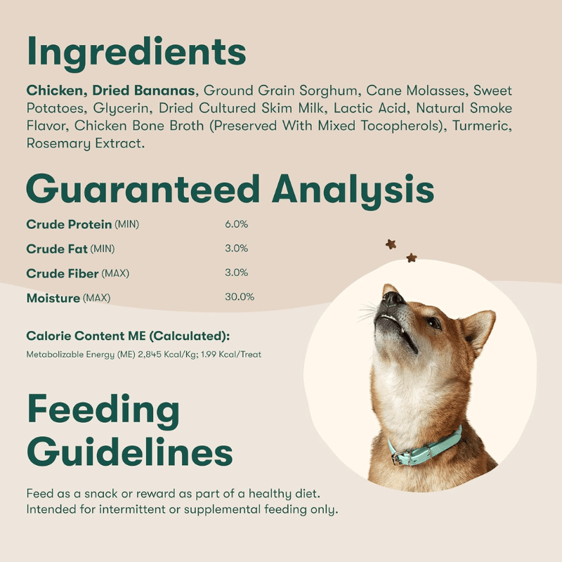Chicken and Banana Dog Treats