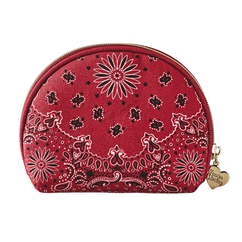 Mini Pouch in Classic Bandana