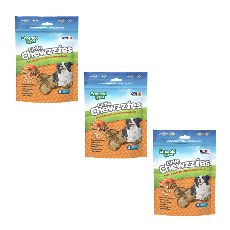 Little Chewzzies Turducky Dog Treat Set of 3 