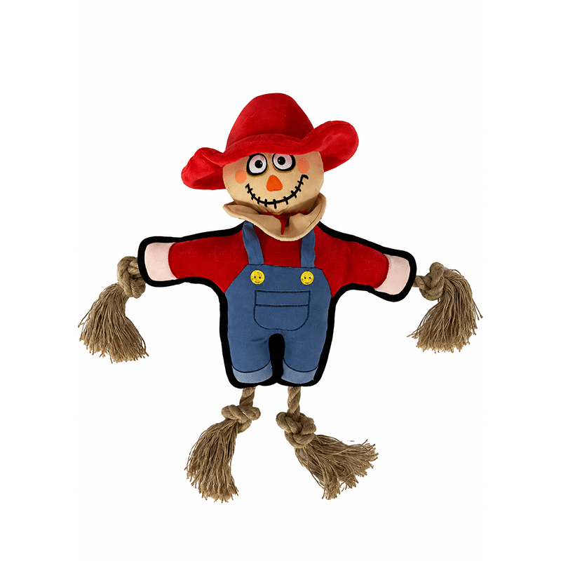 Halloween Scarecrow & Witch Dog Toy (2 pack)