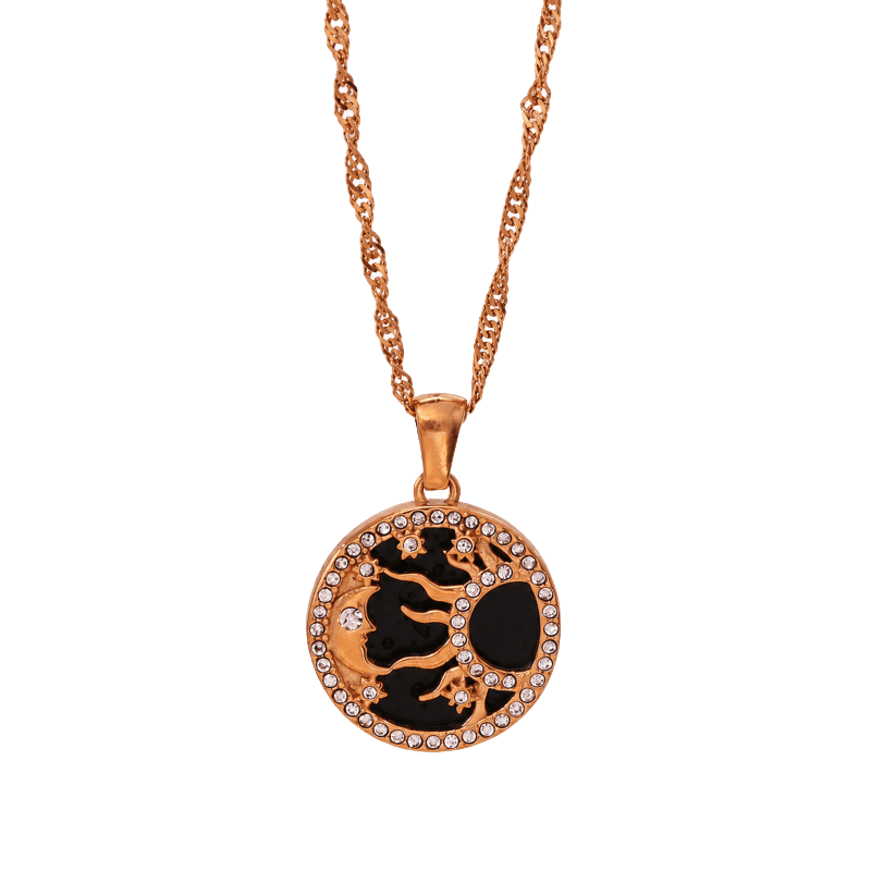 Sun, Moon, and Star Necklace