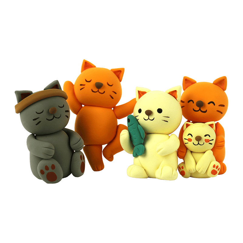 Curious Kitties Air Dry Clay Kit