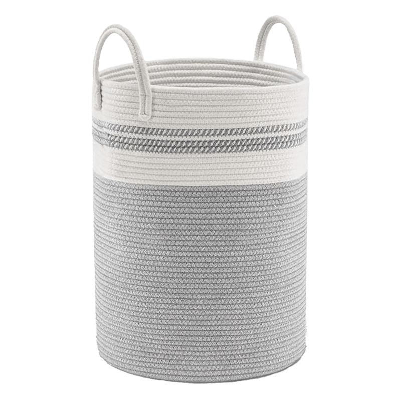 Two-Tone Large Laundry Hamper