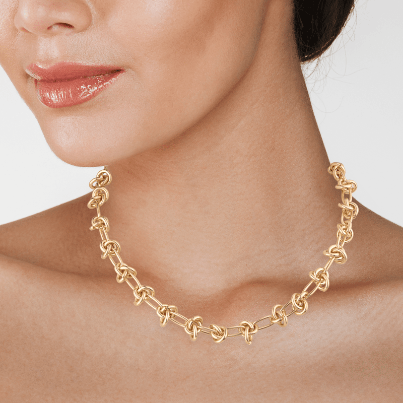 Love Knots Riviiere Necklace