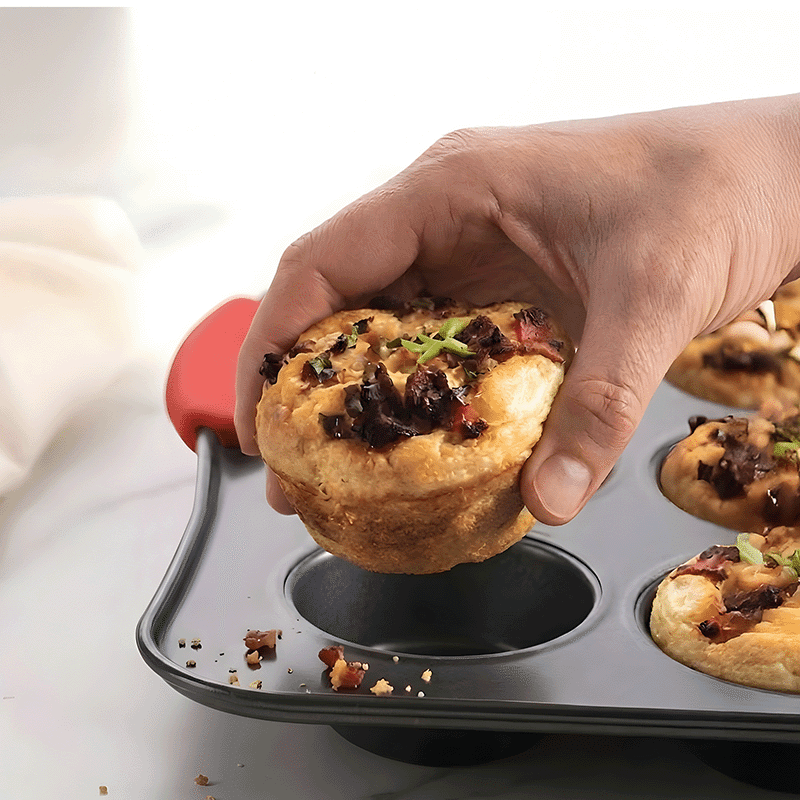24 Cup Ceramic Mini Muffin Pans (2 Pack)