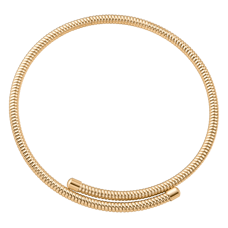 Snake Chain Wrap Statement Necklace