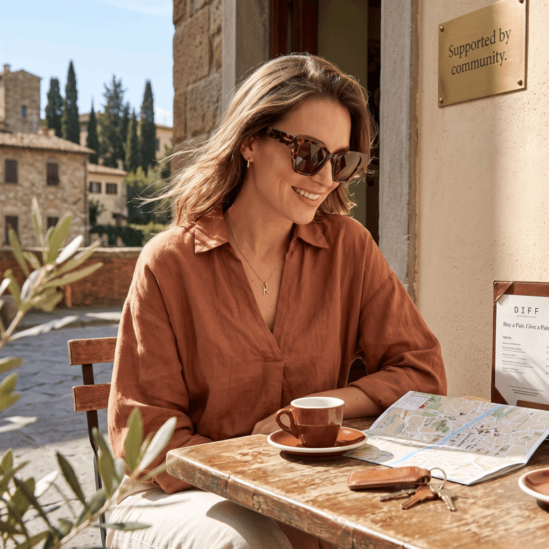 EVIE TORINO TORTOISE + BROWN