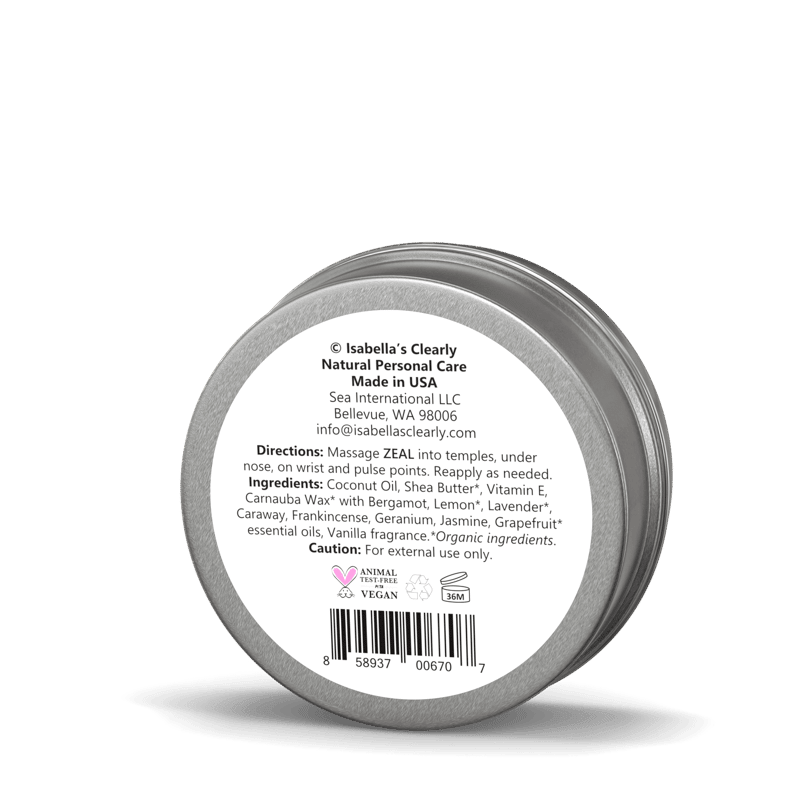 ZEAL, uplifting and energizing happiness balm