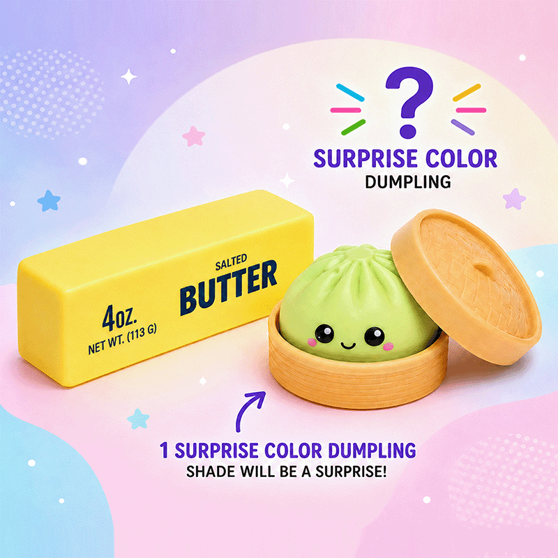 Butter & Dumpling Mystery Squishy