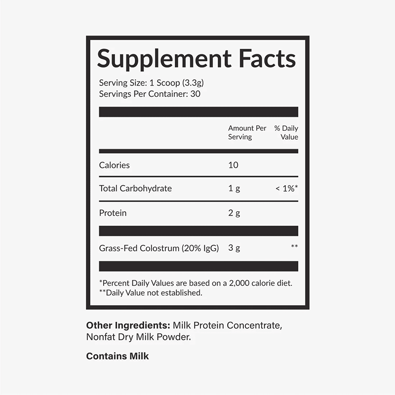 Colostrum Unflavored