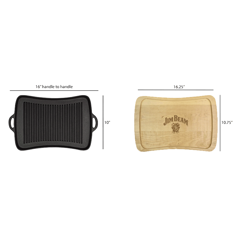 Cast Iron Grill Pan Set