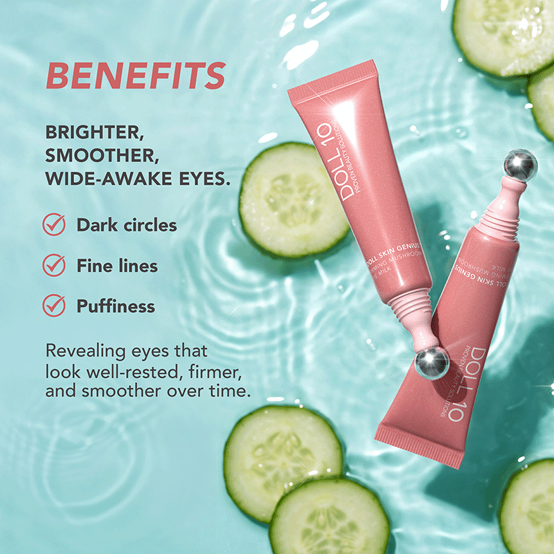 Doll Skin Genius Mushroom Eye Milk and Hydrating Serum