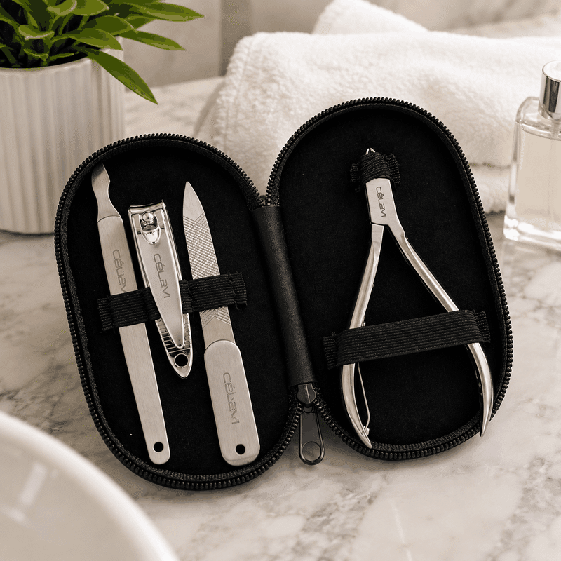 5 Piece Nail Tool Set & Travel Pouch